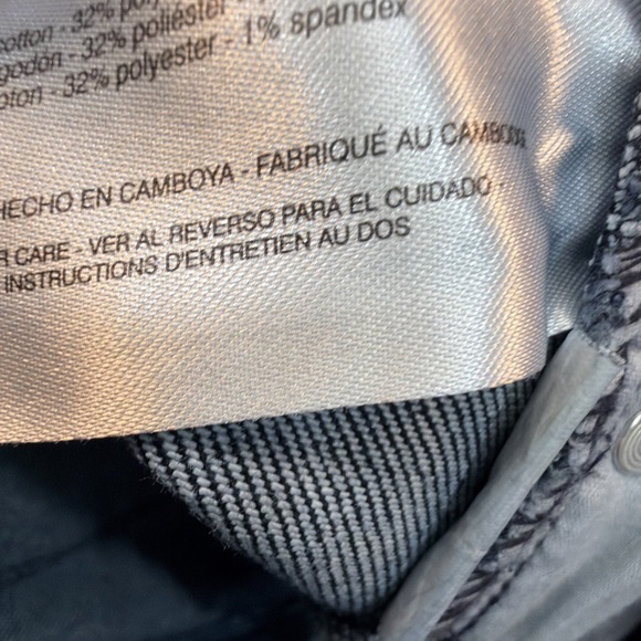 Jessica Simpson Daisy Flare Blue Denim Jeans Womens Size 12 Stretch Raw Hem Y2K - Picture 14 of 16